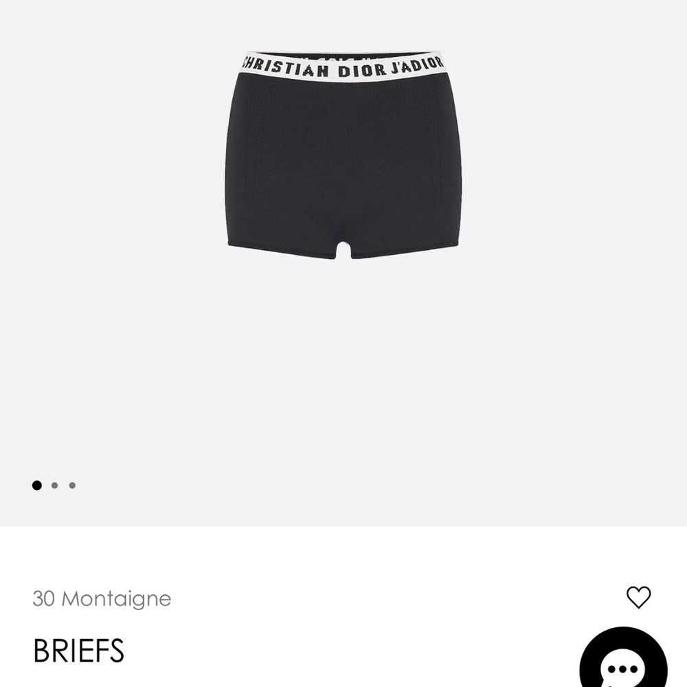 Dior Knit Briefs, XS